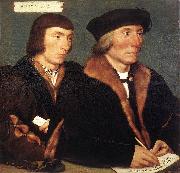 HOLBEIN, Hans the Younger Double Portrait of Sir Thomas Godsalve and His Son John painting